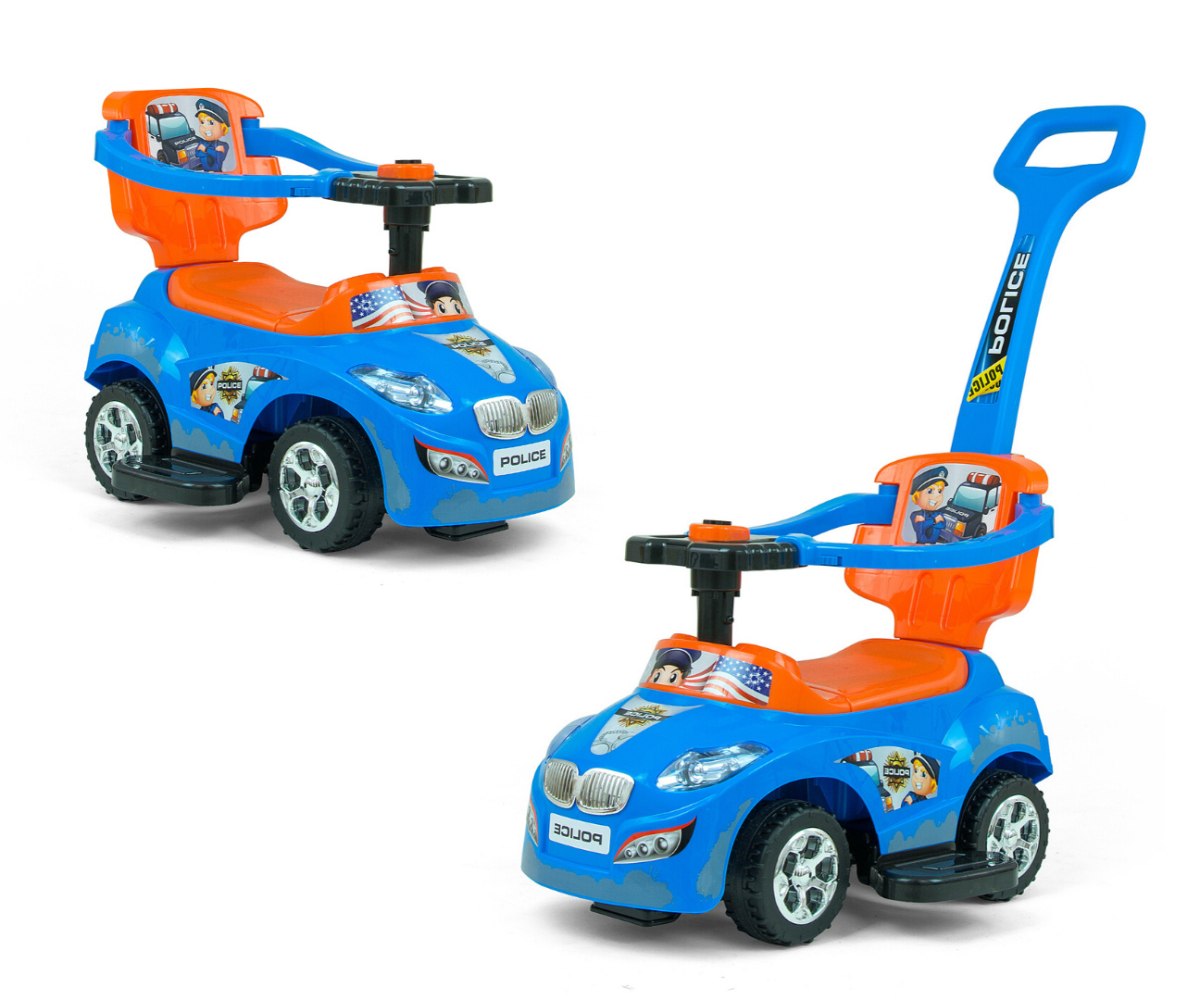 Milly Mally Jeździk 3w1 Pojazd Happy Orange-Blue