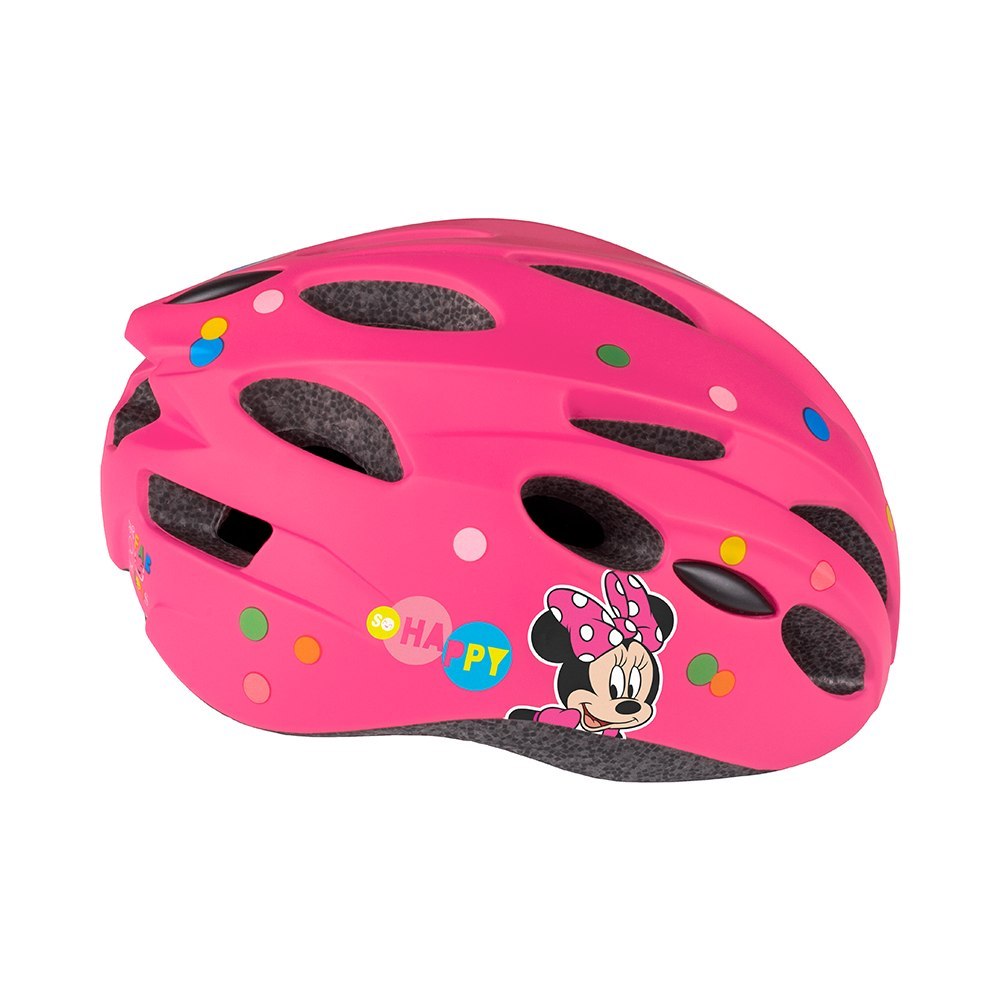 KASK ROWEROWY IN-MOLD MINNIE PINK