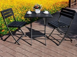 Stolik kawowy składany stół ogrodowy taras 62cm