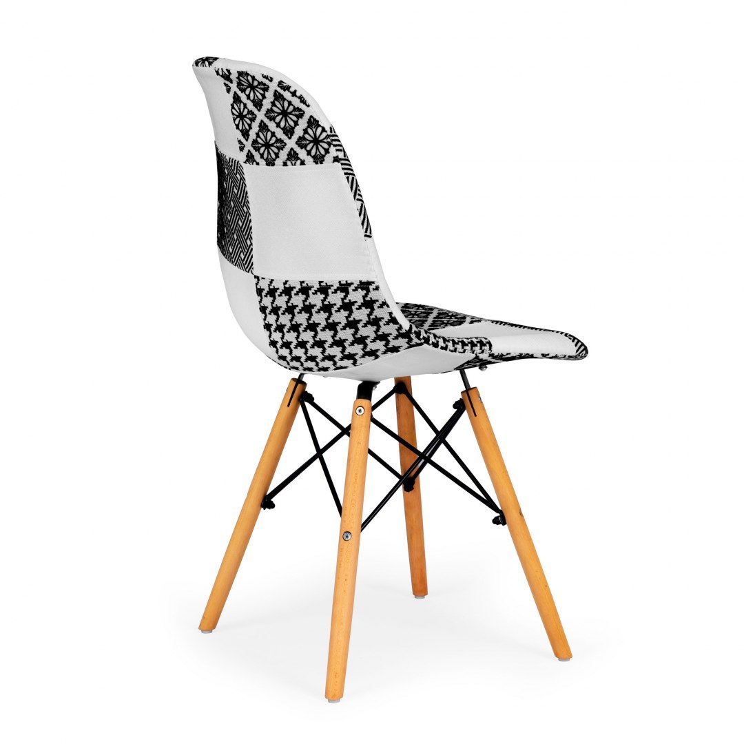 Krzesła do jadalni zestaw krzeseł patchwork 2 szt.