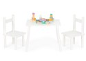 Stół stolik +2 krzesła meble dla dzieci komplet