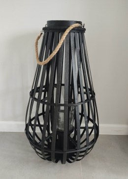 LUCIE BLACK Lampion h72x15cm