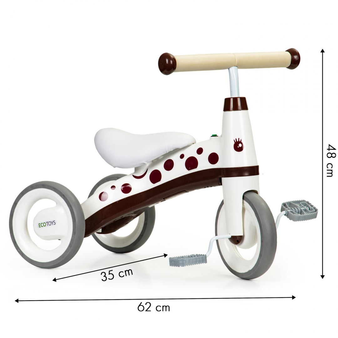 Rowerek trójkołowy z pedałami jeździk mini rower