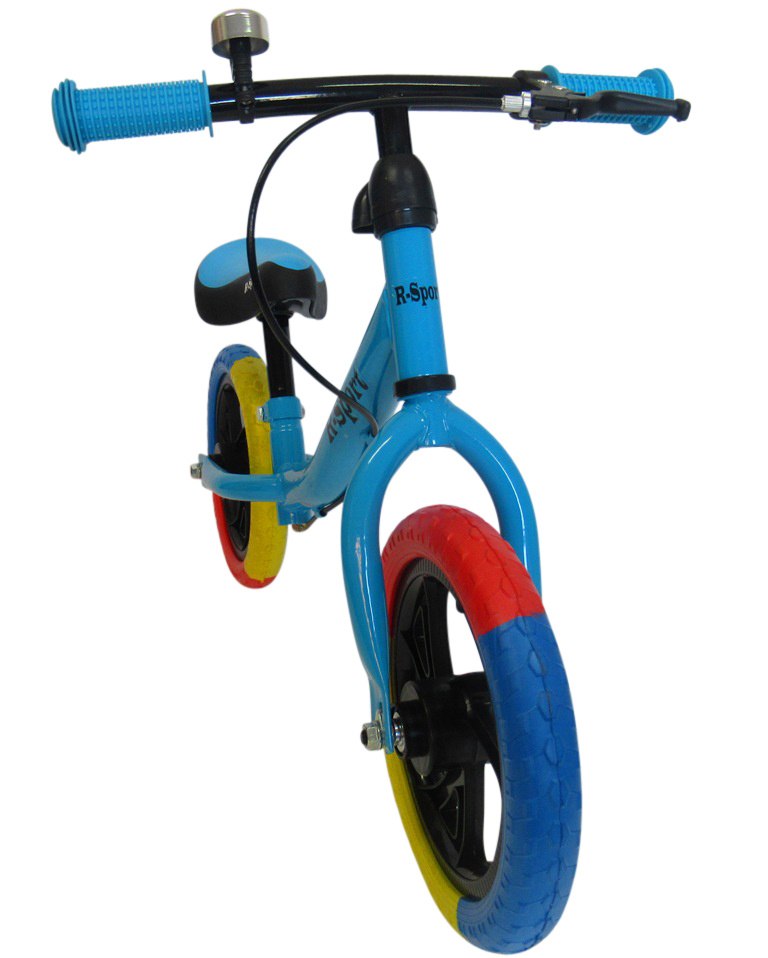 Rowerek biegowy R6 niebieski R-Sport 12'' hamulec, dzwonek