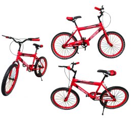 Sportowy rower P5-20 cali CZERWONY Rowerek dziecięcy