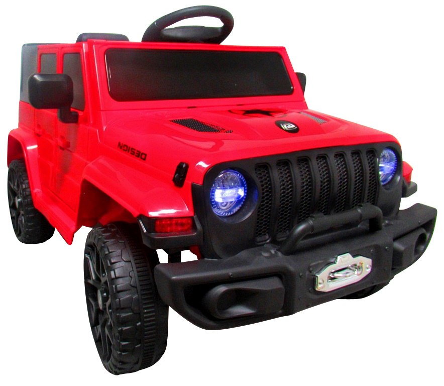 Cabrio Jeep F3 czerwony, autko na akumulator+ BUjak