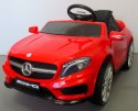 Mercedes GLA45 czerwony Miękkie koła Eva, miękki fotelik Licencja