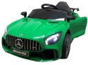 Mercedes GTR-S zielony Miękkie koła Eva, miękki fotelik Licencja