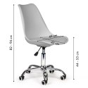 2x Krzesło obrotowe biurowe z poduszką Modern Office