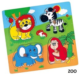 Viga 59563 Puzzle niespodzianka - zoo