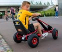 GOKART NA PEDAŁY POMPOWANE KOŁA HAMULEC RĘCZNY 3+