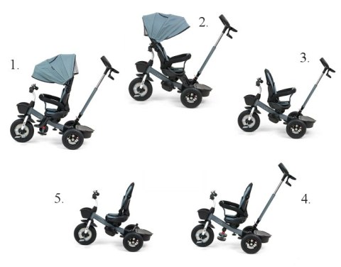Rowerek Trójkołowy Movi Grey Rowerek Trójkołowy Movi Grey