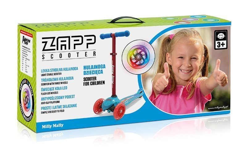 Milly Mally Scooter Zapp Green
